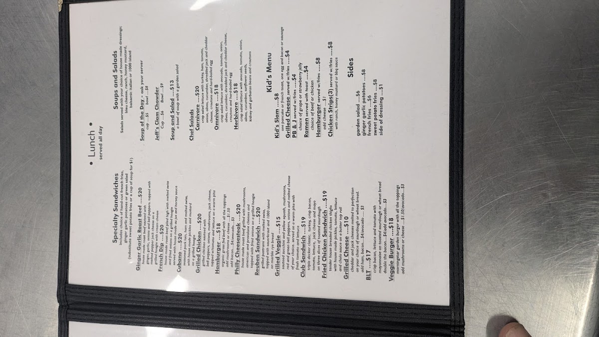 Menu The Big Blue Cafe-3