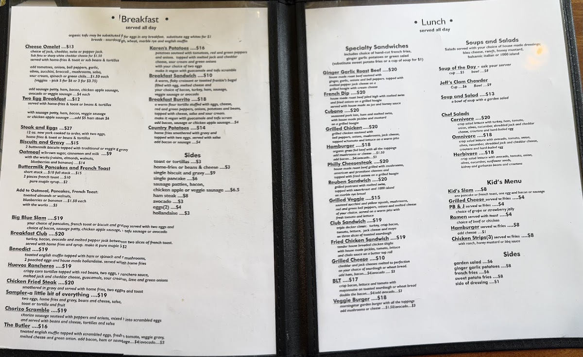 Menu The Big Blue Cafe-6